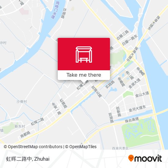 虹晖二路中 map