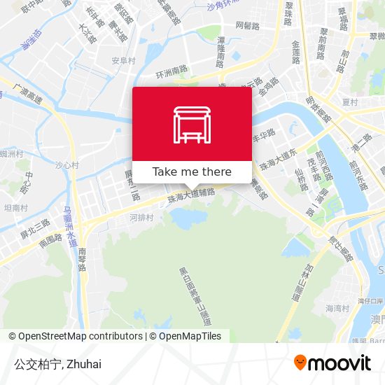 公交柏宁 map