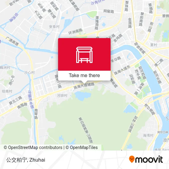 公交柏宁 map