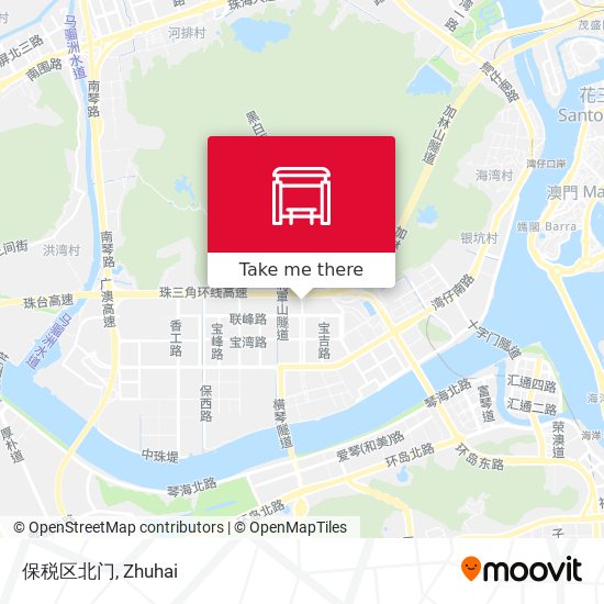 保税区北门 map