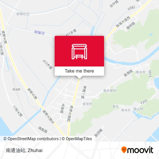 南通油站 map