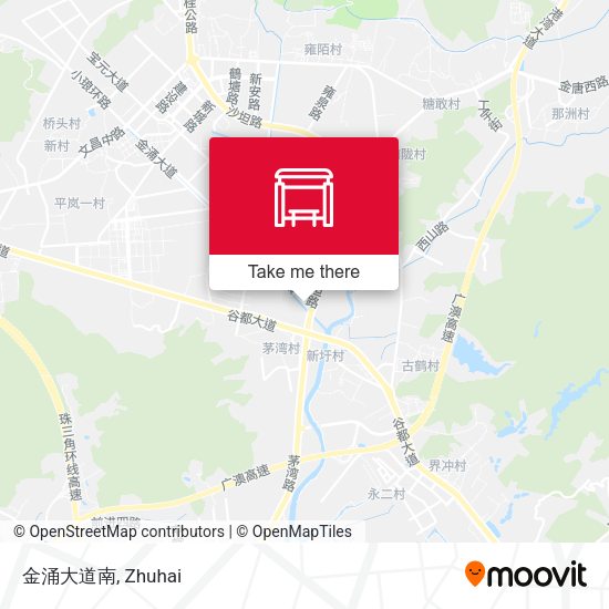 金涌大道南 map