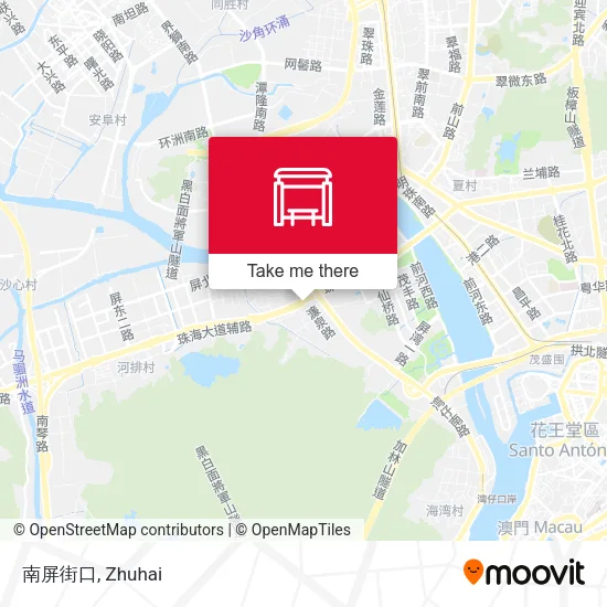 南屏街口 map