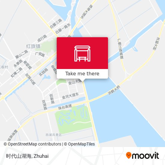 时代山湖海 map