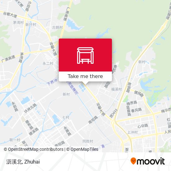 沥溪北 map