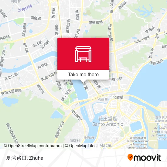夏湾路口 map