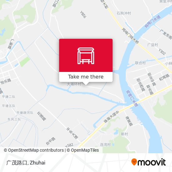 广茂路口 map