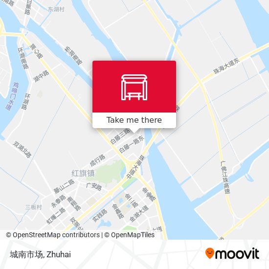 城南市场 map