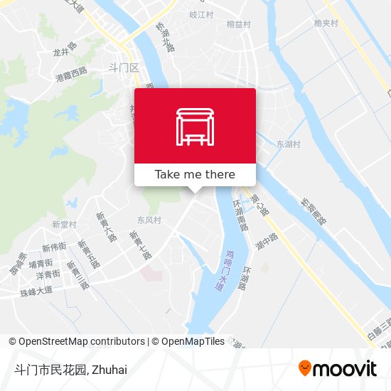 斗门市民花园 map