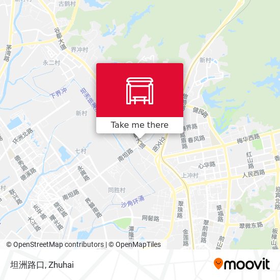 坦洲路口 map