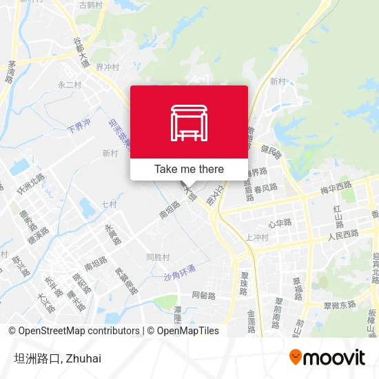 坦洲路口 map
