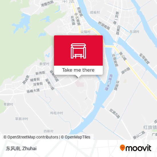 东风南 map