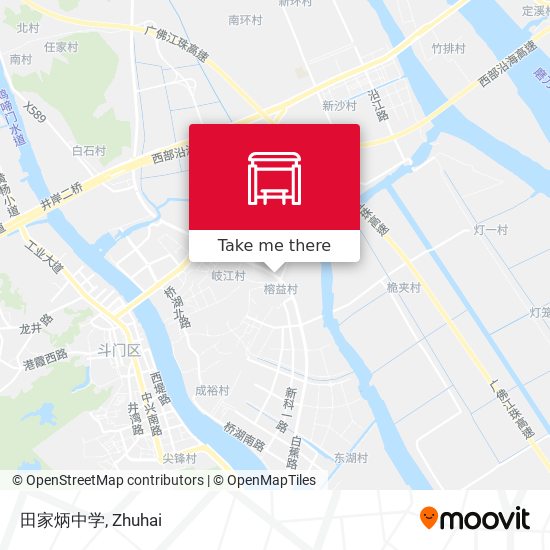 田家炳中学 map