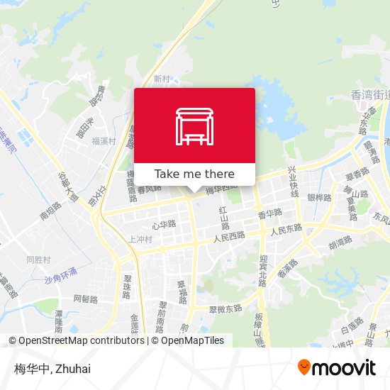 梅华中 map