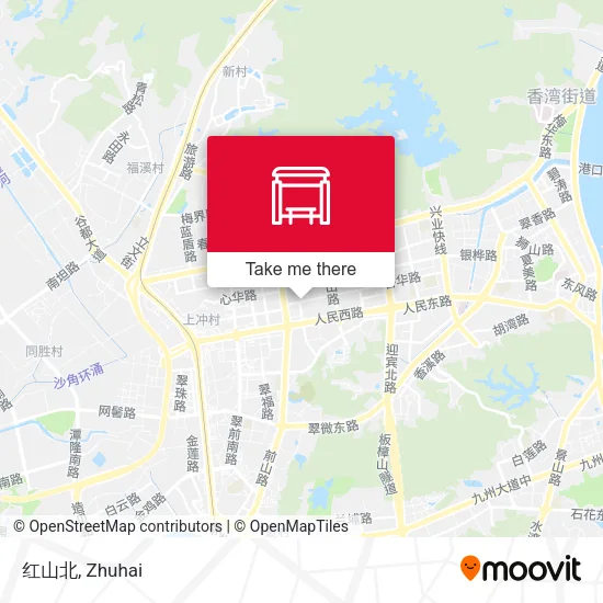 红山北 map