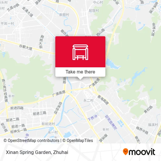 Xinan Spring Garden map