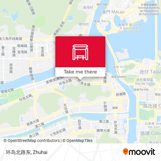 环岛北路东 map