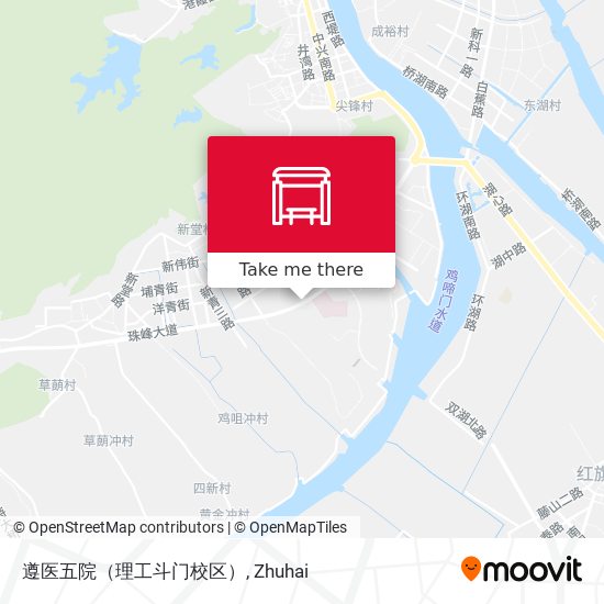 遵医五院（理工斗门校区） map