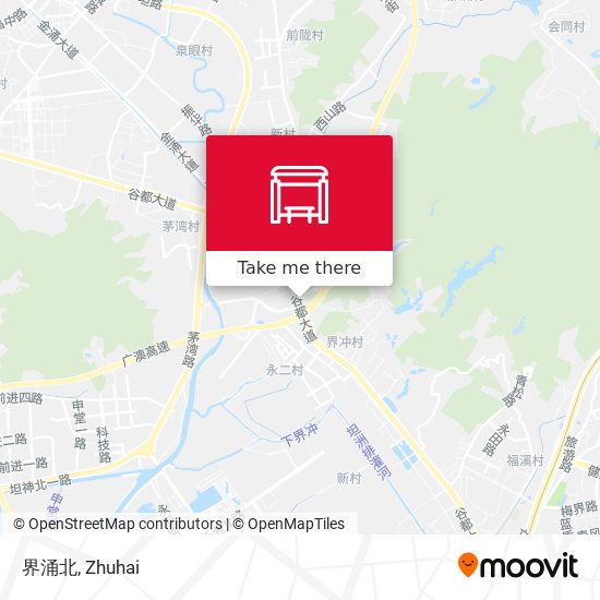 界涌北 map