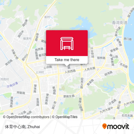 体育中心南 map