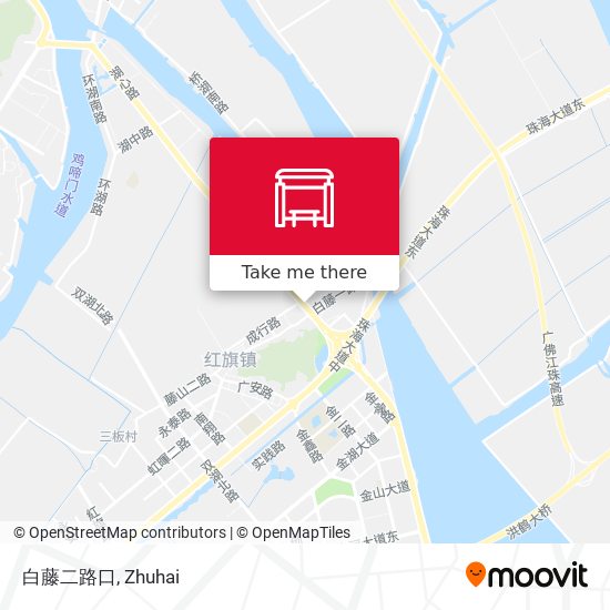白藤二路口 map