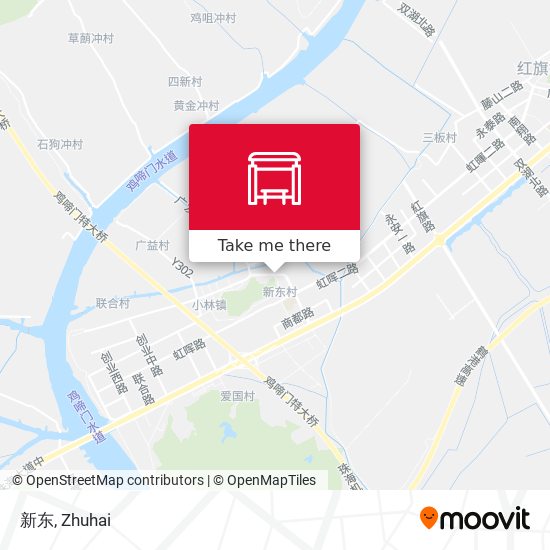 新东 map