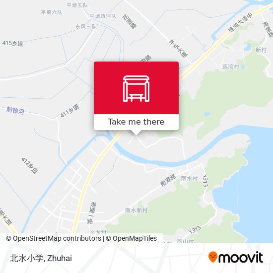 北水小学 map