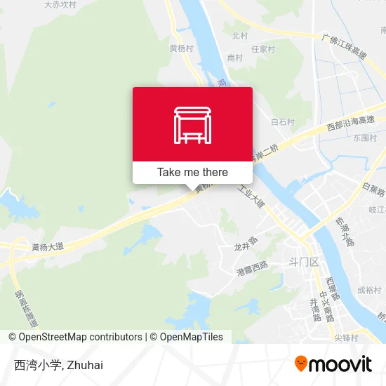 西湾小学 map