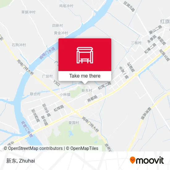 新东 map
