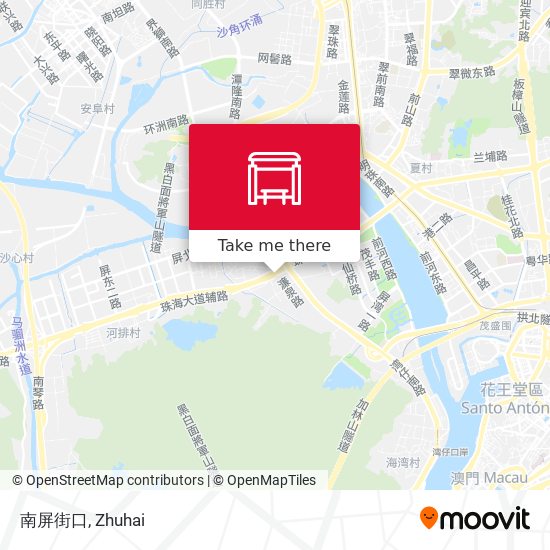 南屏街口 map