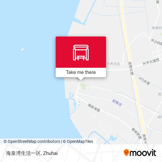 海泉湾生活一区 map