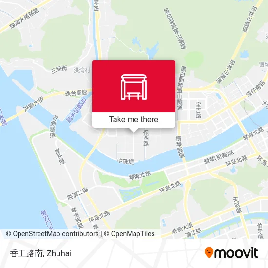 香工路南 map