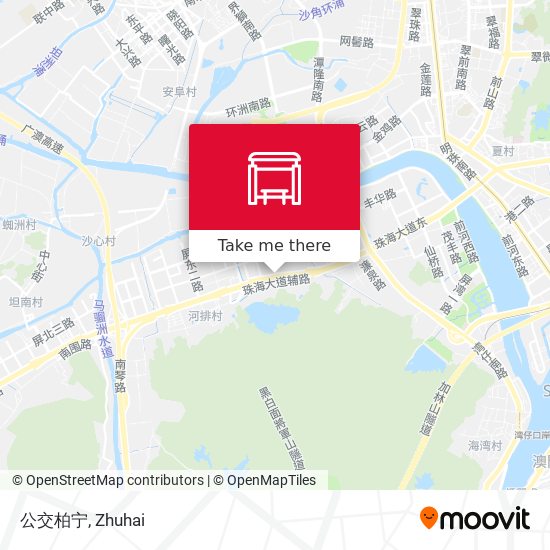 公交柏宁 map