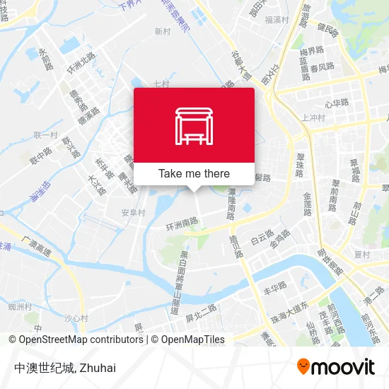 中澳世纪城 map