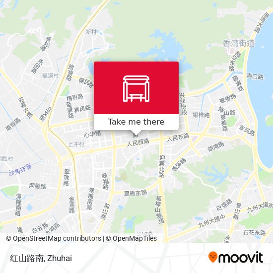 红山路南 map