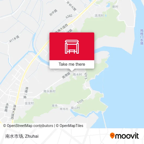 南水市场 map