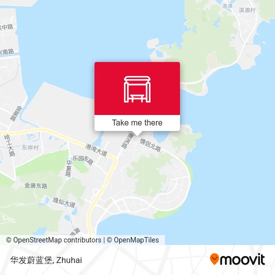 华发蔚蓝堡 map