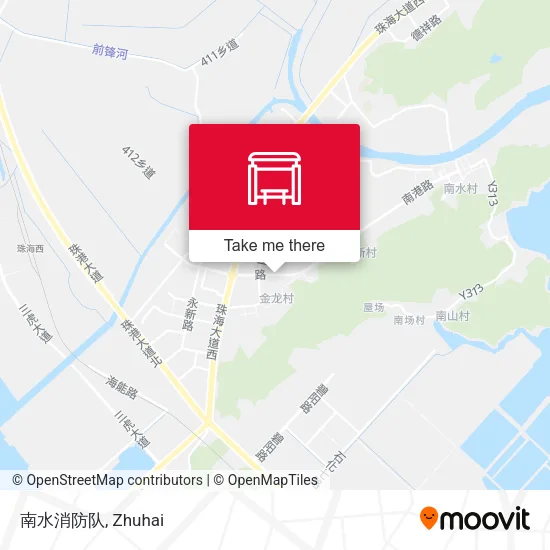 南水消防队 map