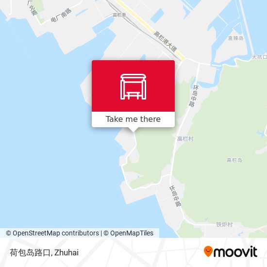 荷包岛路口 map