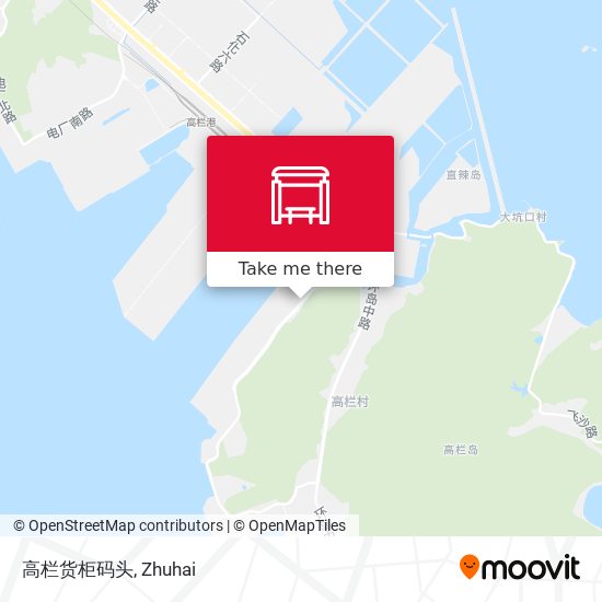 高栏货柜码头 map
