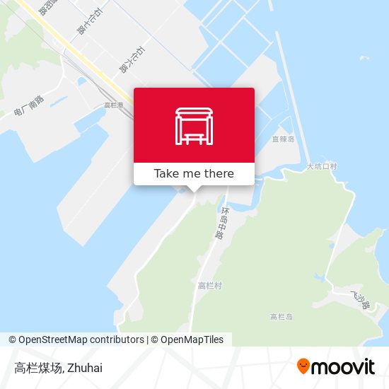 高栏煤场 map