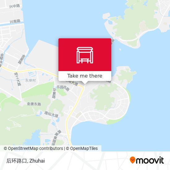 后环路口 map