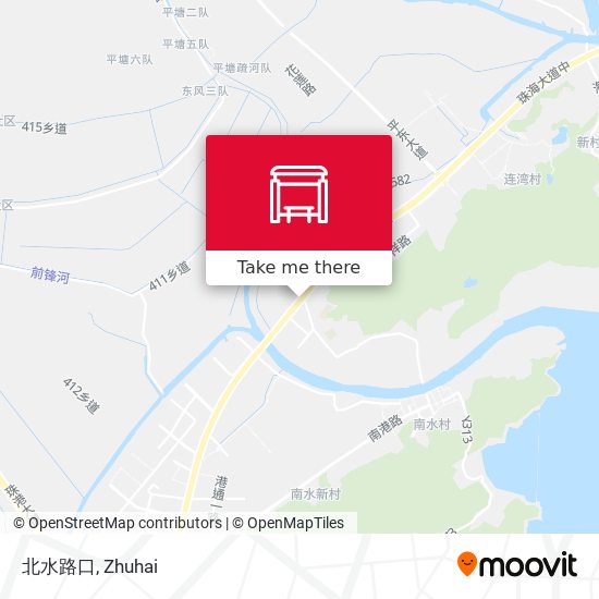 北水路口 map