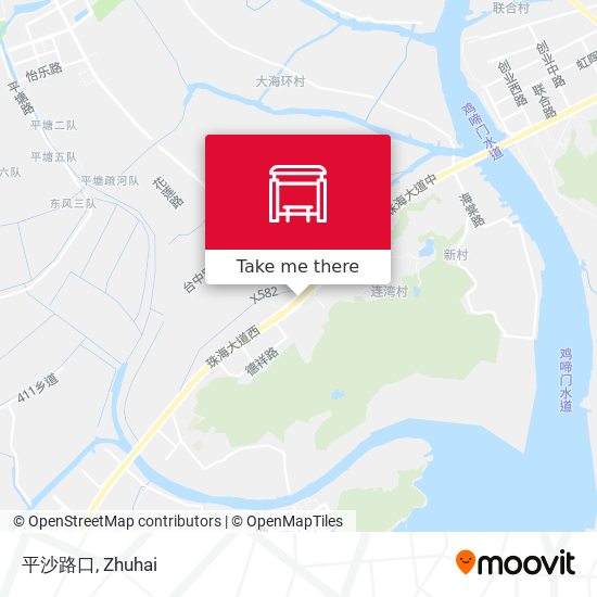 平沙路口 map