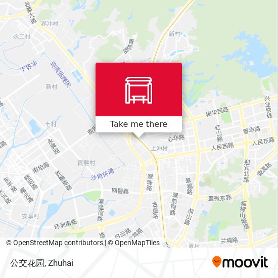公交花园 map