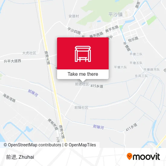 前进 map