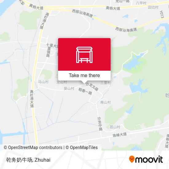 乾务奶牛场 map