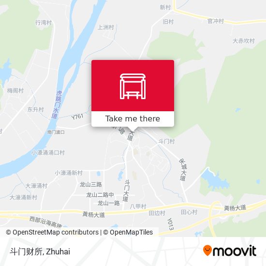 斗门财所 map