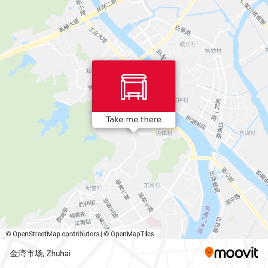 金湾市场 map