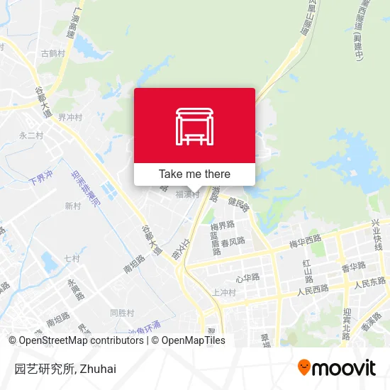 园艺研究所 map